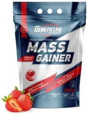 Гейнеры высокоуглеводные Geneticlab Nutrition Mass Gainer (3000 г) Клубника