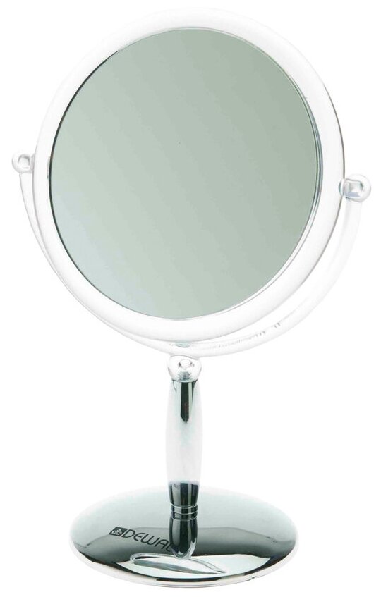 Dewal Professional - Деваль Зеркало настольное серебристое, пластик, 15x21, 5см, MR-417 -