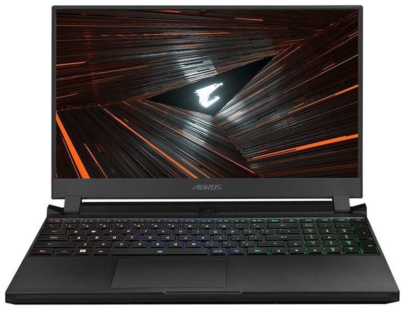 Ноутбук GIGABYTE Aorus 5, 15.6", IPS, Intel Core i7 12700H 2.3ГГц, 16ГБ, 1ТБ SSD, NVIDIA GeForce RTX 3070 для ноутбуков - 8192 Мб, Free DOS, черный [se4-73ru314ud]