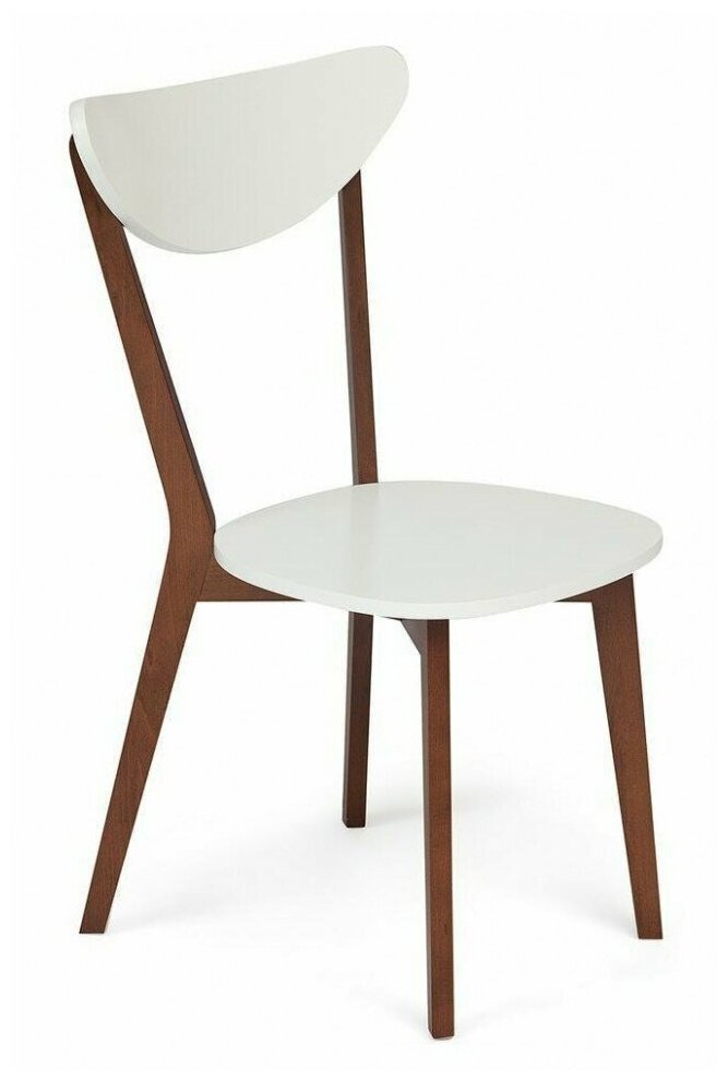 фото Стул жесткое сиденье MAXI (Макси) / 1 шт. в упаковке TetChair каркас бук, сиденье, спинка - мдф, 86 х 48.5 х 54.5 см, Белый + Коричневый