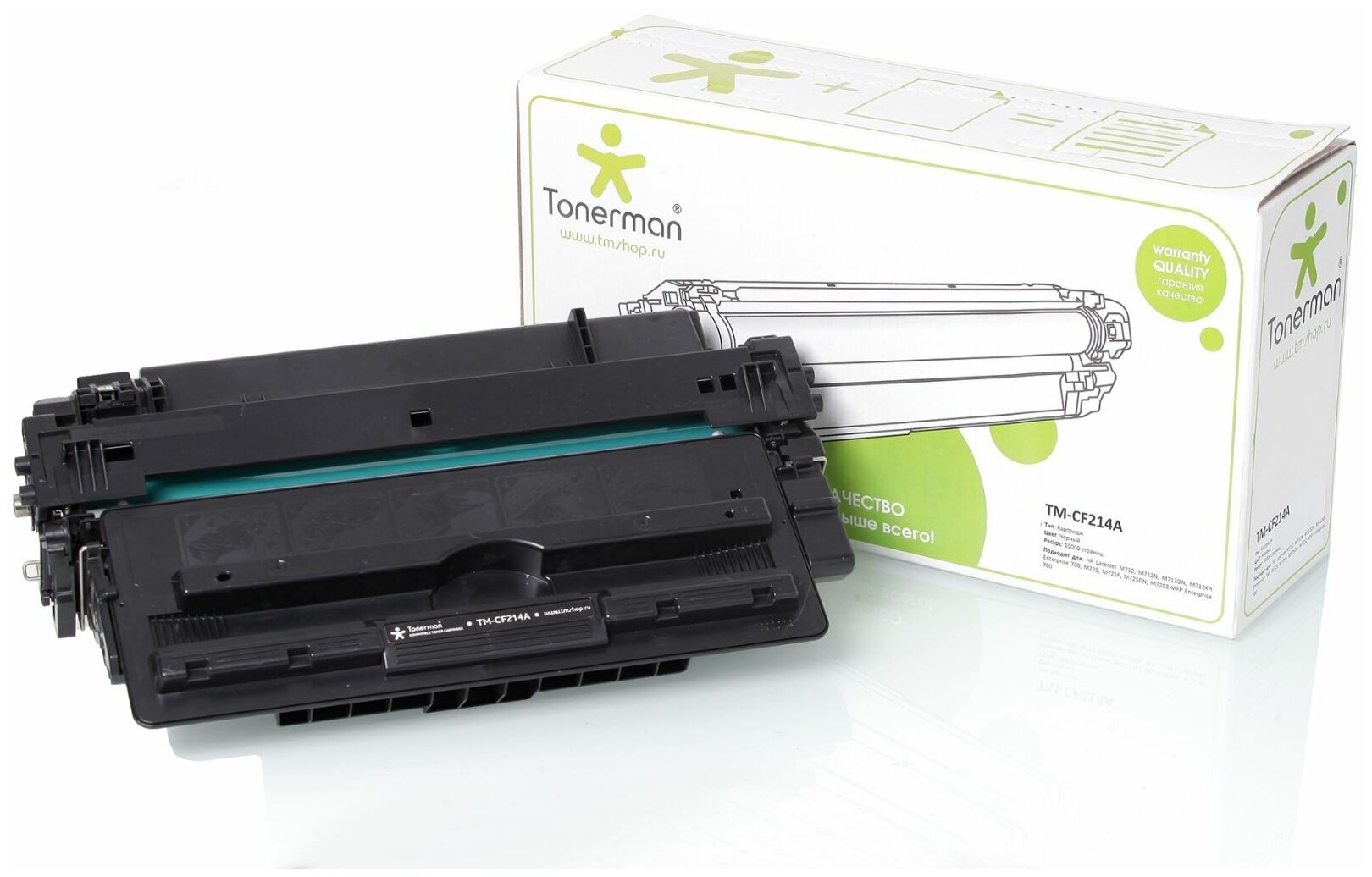 Картридж Tonerman CF214A для HP LaserJet LJ 700 M712, M712N, M712DN, M712XH; M725, M725F, M725DN, M725Z Enterprise MFP