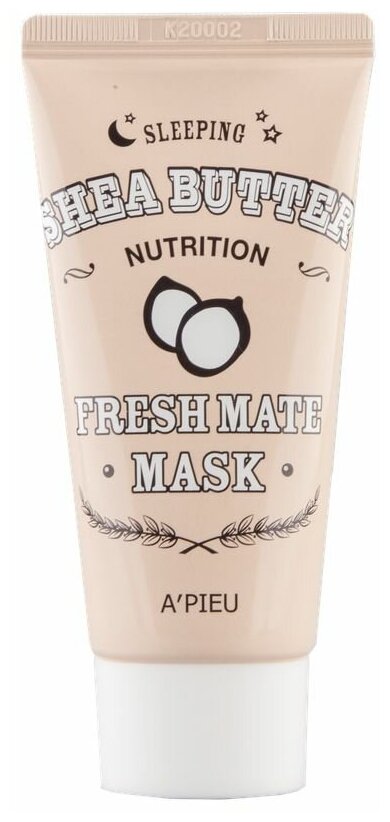 Ночная маска для лица A`PIEU FRESH MATE MASK питательная с маслом ши 50 мл