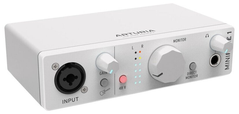 Arturia MiniFuse 1 white внешний аудиоинтерфейс
