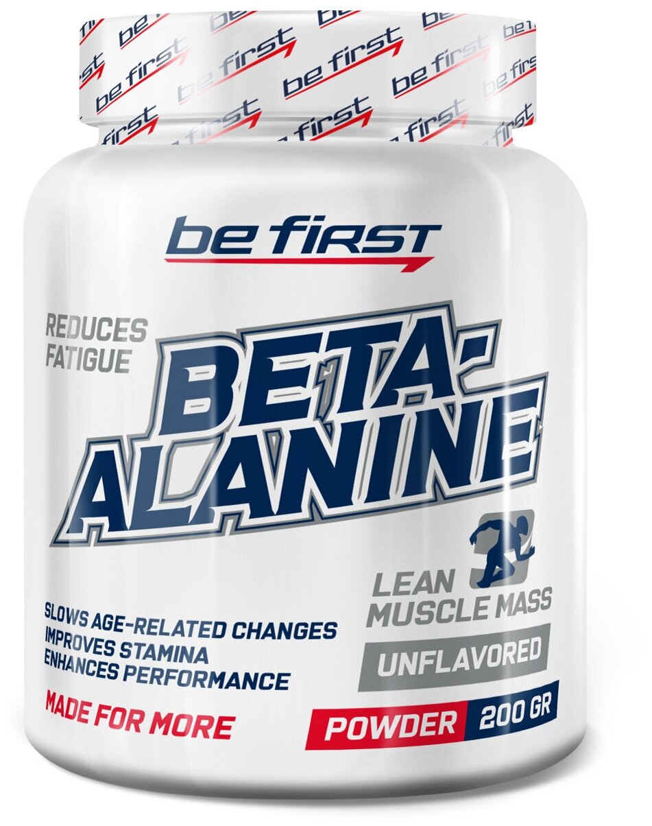 BETA-ALANINE Be First Beta Alanine Powder 200 г, Нейтральный