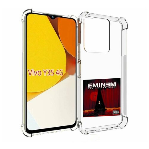 Чехол MyPads THE EMINEM SHOW для Vivo Y35 4G 2022 / Vivo Y22 задняя-панель-накладка-бампер чехол mypads the legend of zelda для vivo y35 4g 2022 vivo y22 задняя панель накладка бампер