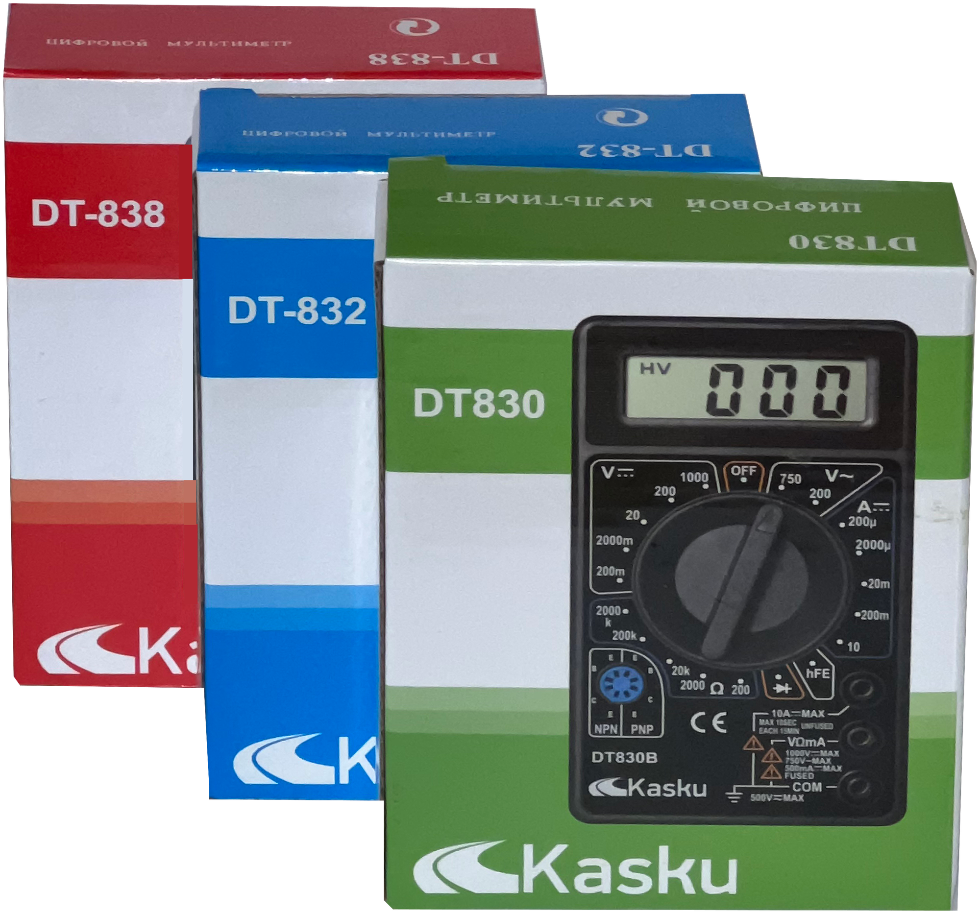 Мультиметр Kasku DT-830 цифровой - фотография № 2