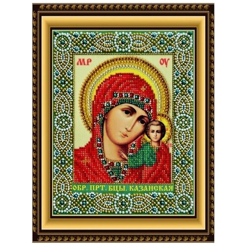 Набор для вышивания RK LARKES Святая Богородица Казанская, 21,5х17 см