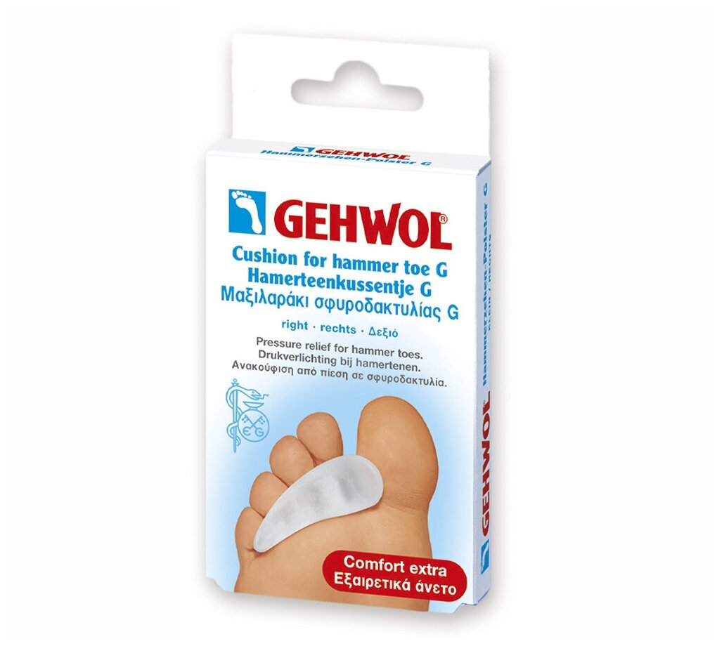 Gehwol Гель-подушка защитная под пальцы, 1 шт правая средний размер 1*26915
