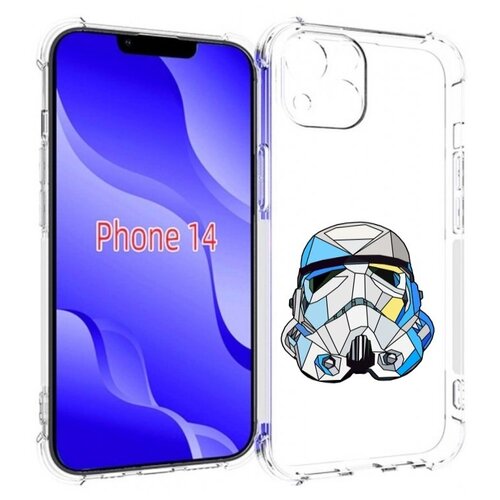 Чехол MyPads star wars дарт вейдер для iPhone 14 (6.1) задняя-панель-накладка-бампер чехол задняя панель накладка бампер mypads star wars дарт вейдер для samsung galaxy s9 противоударный