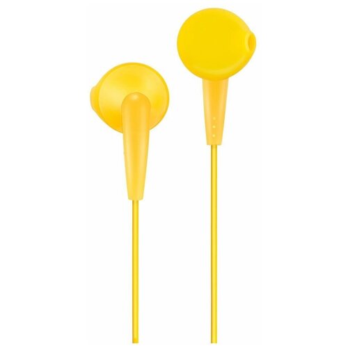 Вакуумные наушники с микрофоном Hoco M9 Universal Wire Control Earphone желтые 40400₽