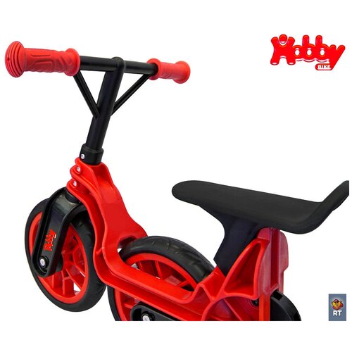 фото Ор503 беговел hobby bike magestic red black orion toys