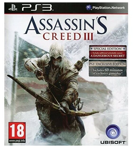 Assassin's Creed 3. (английская версия) (PS3)