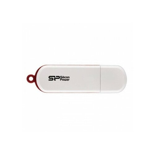 Флеш-память Silicon Power LuxMini 320, 8Gb, USB 2.0, бел, SP008GBUF2320V1W