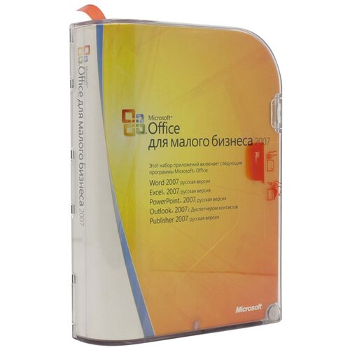 Microsoft Office 2007 Small Business, лицензия и диск, русский, количество пользователей/устройств: 1 пользователь, бессрочная microsoft windows 11 pro лицензия и диск английский количество пользователей устройств 1 ус бессрочная