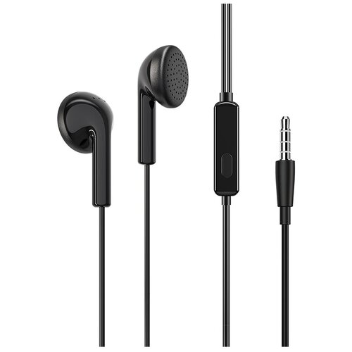 Наушники внутриканальные HOCO M40 Prosody микрофон кнопка ответа кабель 12м цвет чёрный 28800₽