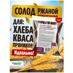 Солод ржаной ферментированный красный, для выпечки хлеба, самогона, кваса, браги, настоек, пивоварения, виски, экстракт 1кг. Душистый целитель. - изображение