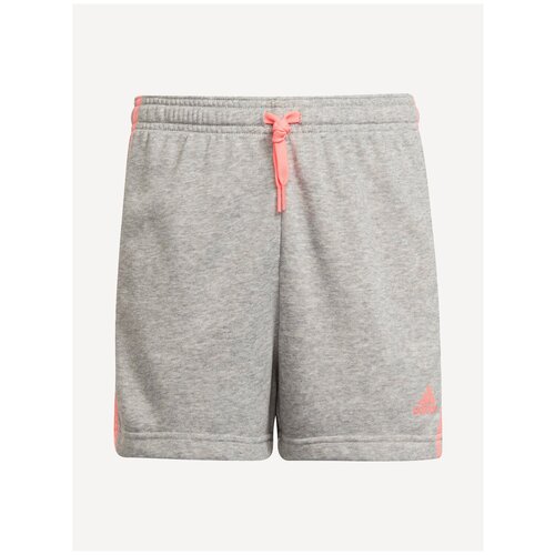 Шорты дет. спорт. GS4306/adidas/(G 3S SHO)/MEDIUM GREY HEATHER/CLPINK/размер 152