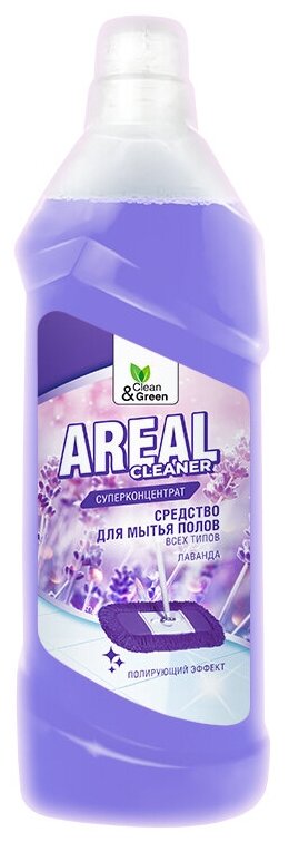 Моющее средство для мытья пола Areal Лаванда 1 л Clean&Green CG8159