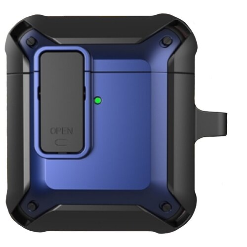 Чехол WiWU Mecha AirPods Case для AirPods 1 / 2 Black + Blue