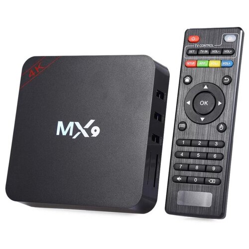 Смарт приставка ТВ MX9 Smart Box TV Android 2GB 16 GB 2 шт (Черный)