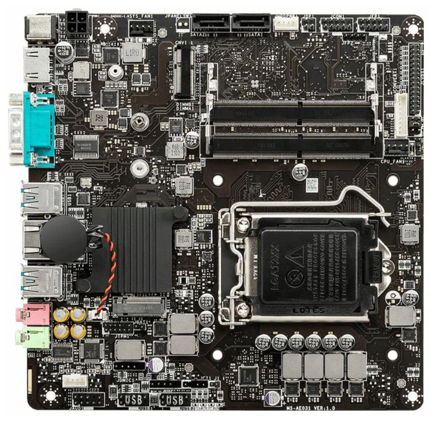 Материнская плата Msi H510TI-S09 (LGA1200, mini-ITX) OEM