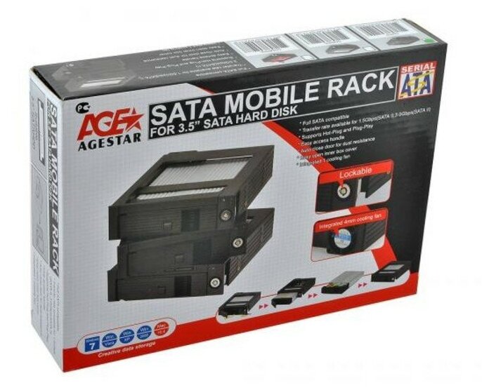 Mobile rack для HDD/SSD AGESTAR SMRP