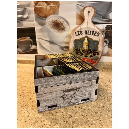 Подставка/органайзер для чайных пакетиков средняя (П)