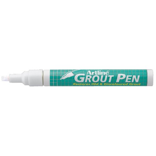 Artline маркер краска для плиточных швов Grout Pen 2-4 мм белый EK419-396 маркер краска для плиточных швов artline grout pen