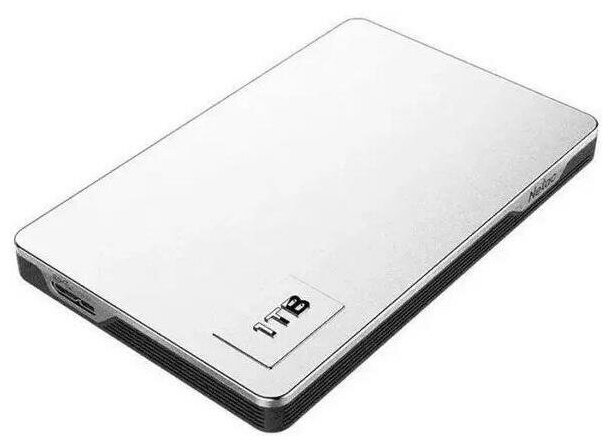 Внешний жесткий диск 2.5 1 Tb USB 3.0 Netac NT05K338N-001T-30SL серебристый