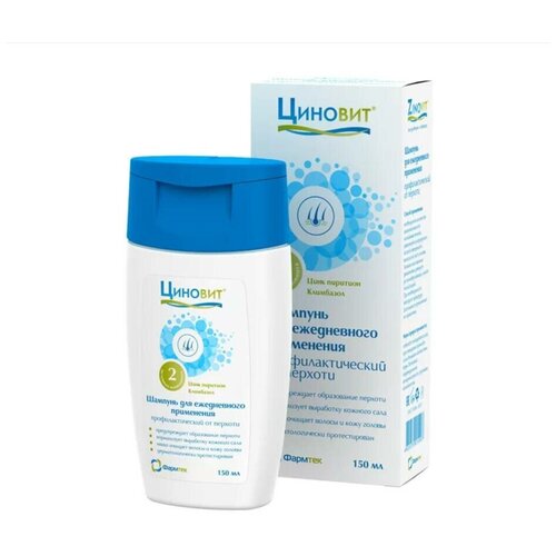 Cinovit, шампунь профилактический от перхоти,150мл