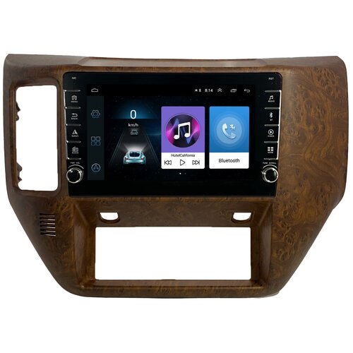 Штатная магнитола Zenith Nissan Patrol 2004-2021, Android 10, 4/64GB, с крутилками