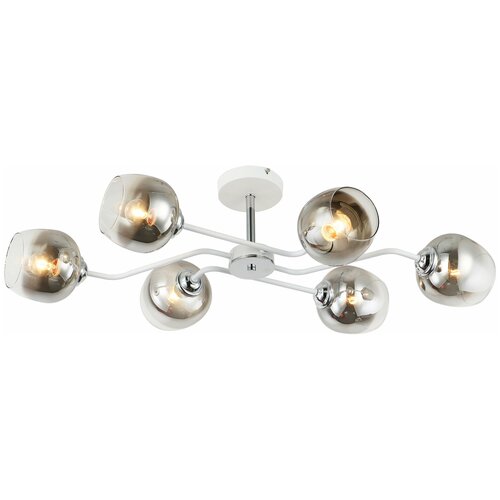 Потолочный светильник Escada 1177/6P E27*60W White/Chrome