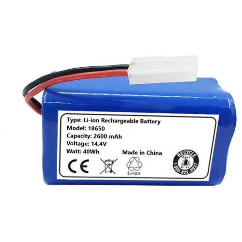 Аккумулятор Run Energy 2600 mAh для робота-пылесоса Tefal Explorer; Panasonic; Phicomm; FLYCO мотор rs 2230002050 25v ydbr545a пылесоса tefal rowenta