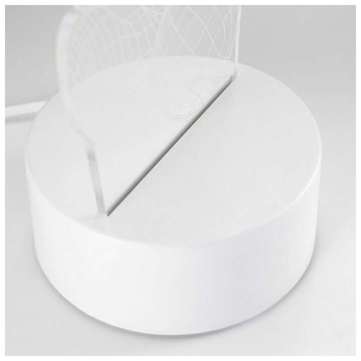 Светильник сенсорный "Мишка в шапке" LED 7 цветов USB/от батареек белый 6923342 - фотография № 18