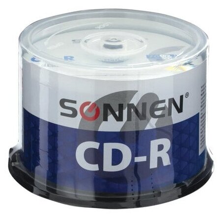 Диск Sonnen CD-R 700 Mb 52x Cake Box (50 шт)