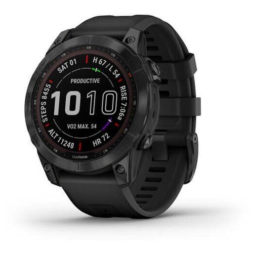 Умные часы Garmin Fenix 7 Sapphire Solar черный 7730000₽
