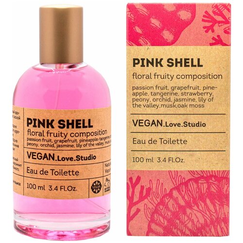 Туалетная вода женская Vegan Love Studio Pink Shell, 100 мл