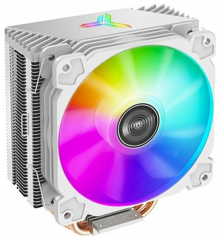 Кулер для процессора Jonsbo CR-1000 V2 Color White LGA1700/1200/115X/AM5/AM4 TDP 220W PWM 120mm Dynamic Multi-Color LED Fan белый