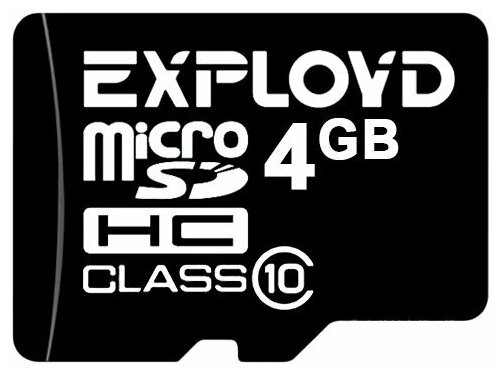 Карта памяти EXPLOYD microSDHC Class 10 4GB