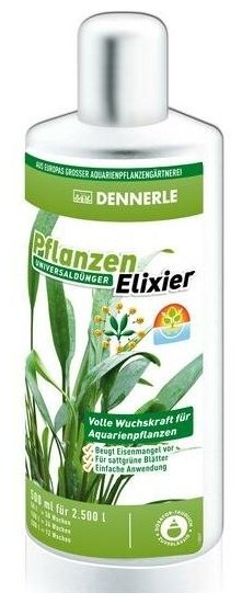 Dennerle Plant Elixir - Универсальное удобрение для всех аквариумных растений, 500 мл на 2500 л - фотография № 2