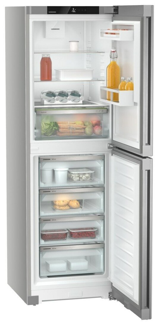 Холодильник двухкамерный Liebherr CNsfd 5204 серебристый