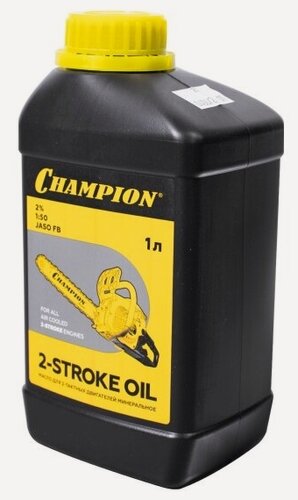 Изображение товара Масло Champion для 2-тактных двигателей минеральное JASO FB 1л