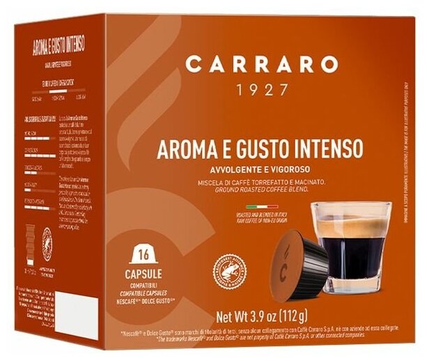 Кофе в капсулах Carraro Aroma e Gusto Intenso