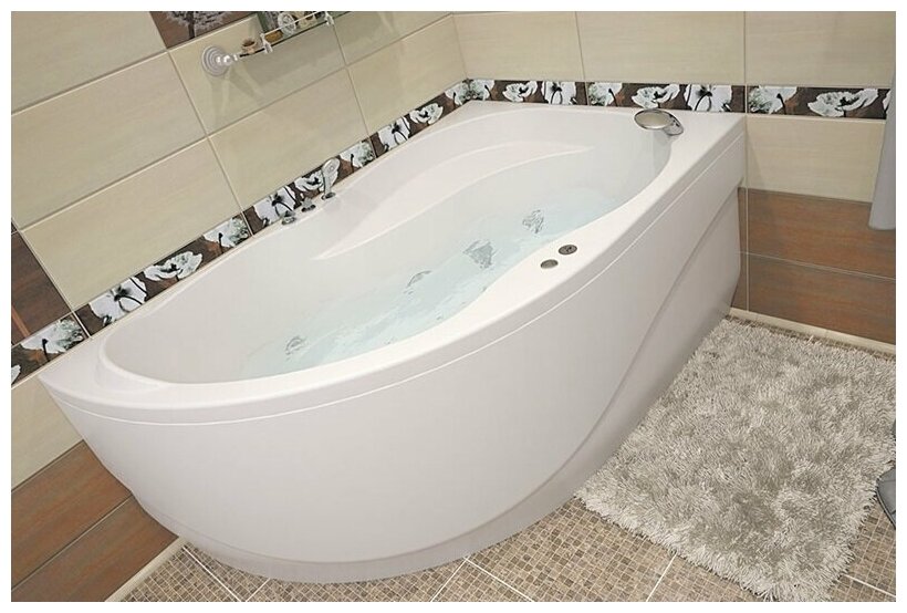 Акриловая ванна Aquanet Graciosa 150x90 R 00203941