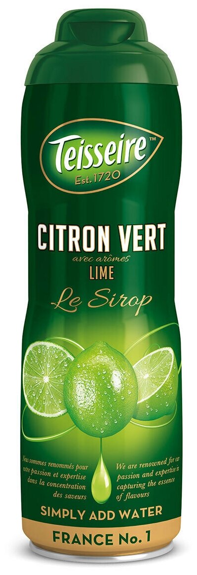 Сироп Teisseire Лайм CITRON/LIME, 600 мл, 1шт