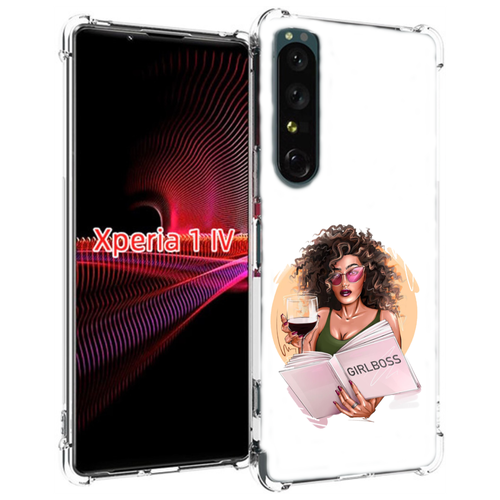 Чехол MyPads Girlboss with wine girlboss art love books an wine _ Etsy женский для Sony Xperia 1 IV задняя-панель-накладка-бампер чехол mypads girlboss with wine girlboss art love books an wine   etsy женский для iphone 14 6 1 задняя панель накладка бампер