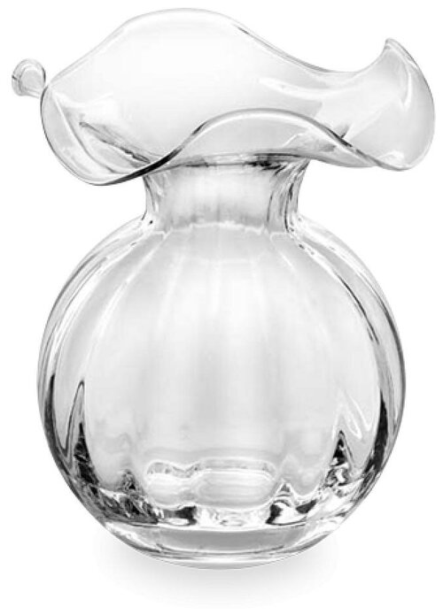 Стеклянная ваза для цветов, диаметр: 16 см, высота: 18 см, материал: стекло, цвет: прозрачный 556.1 Primula