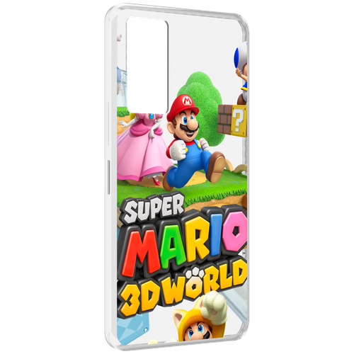 Чехол MyPads Super Mario 3D World для Infinix Note 11 задняя-панель-накладка-бампер