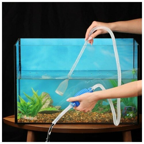 Сифон для аквариума Пижон, с фильтрующей сеткой, 1,4 м пижон аква сифон для аквариума пижон с фильтрующей сеткой 1 4 м