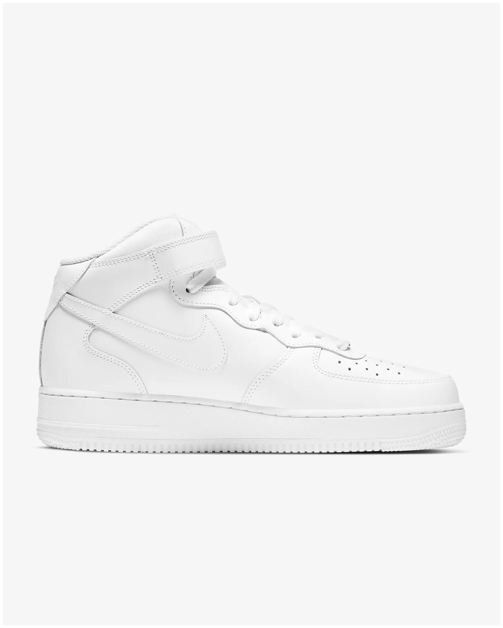 white nike air force one mid